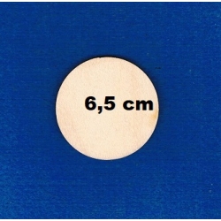 SKLEJKA #3mm  Koło 6,5cm, kółko 6,5cm